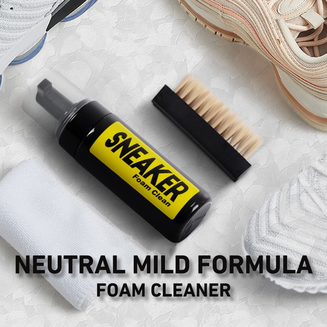 Sneaker Care For Suede - 150ML Water-Free Foam Sneakers Cleaner Shoe