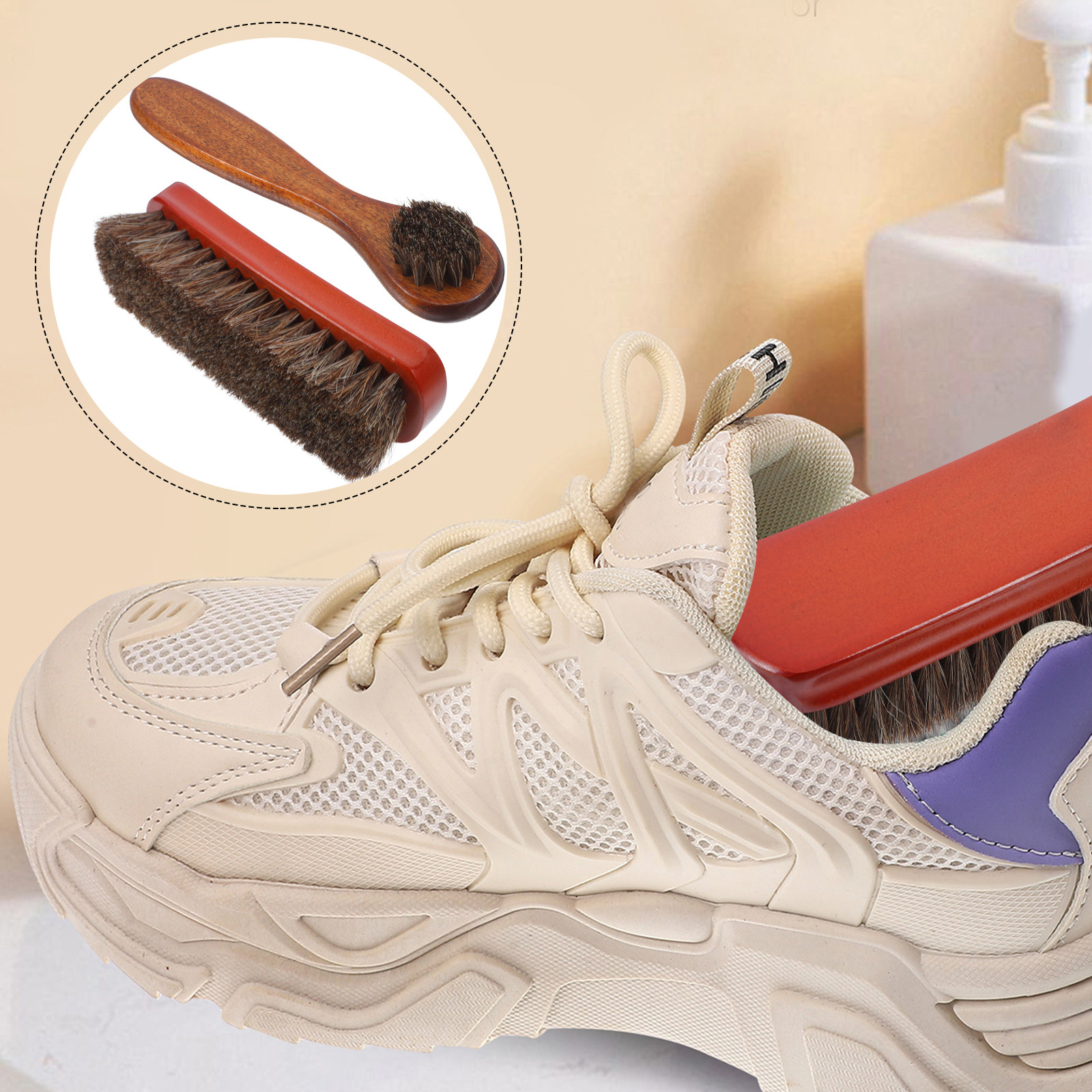 Sneaker Care For Suede - 1Set Suede Shoe Brush Versatile Dense