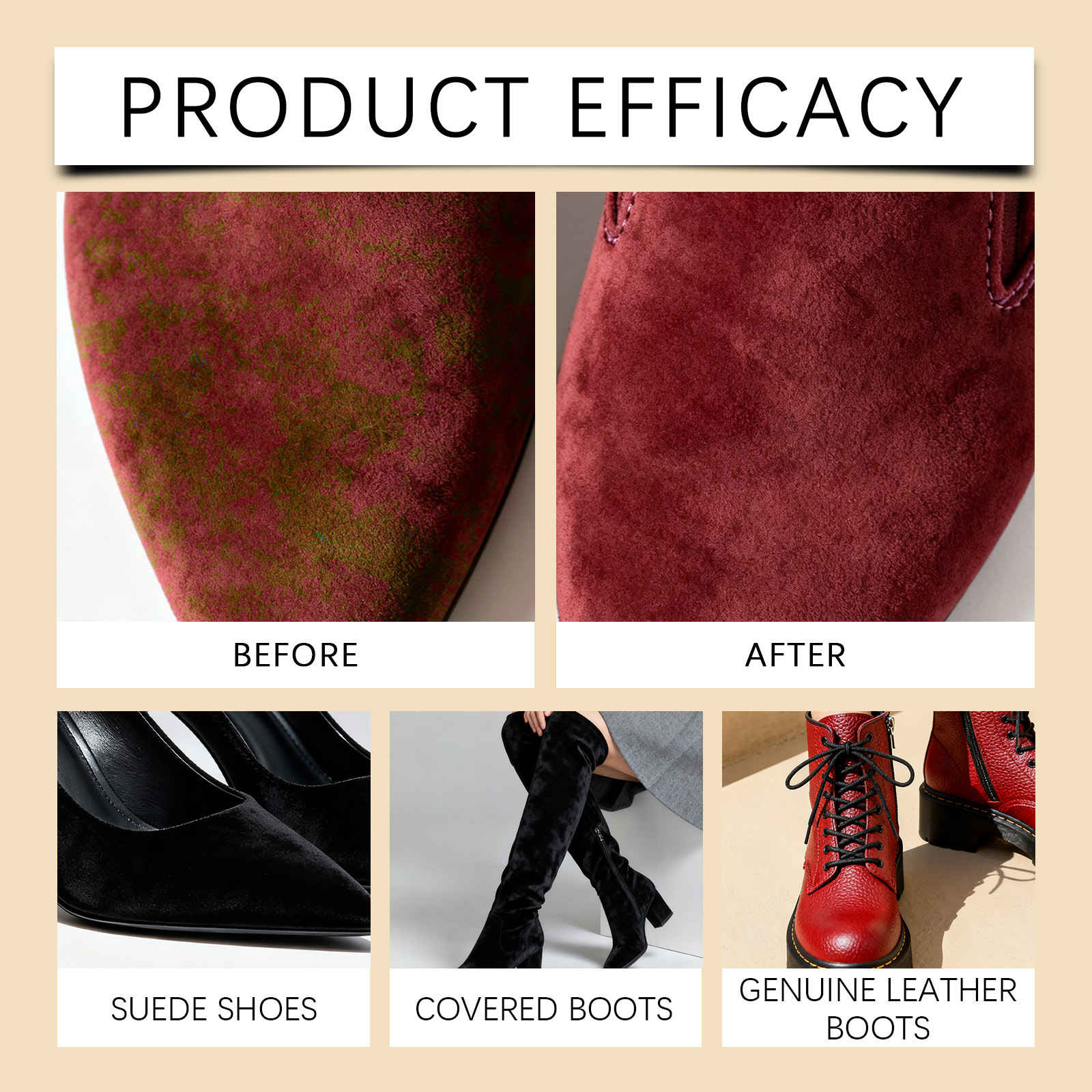 Suede Cleaner Spray Nubuck Car - Sneaker Care For Suede recension och pris